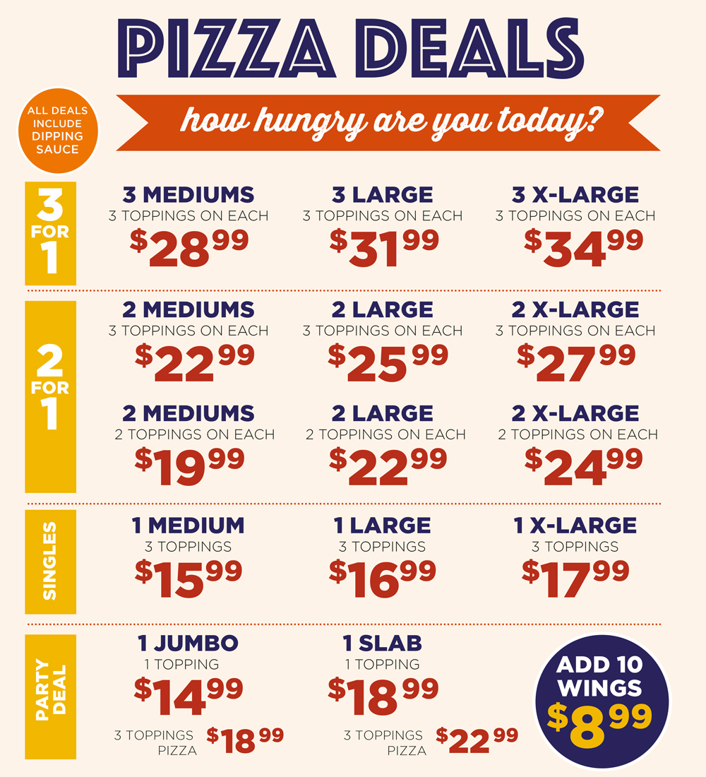 pizza deals